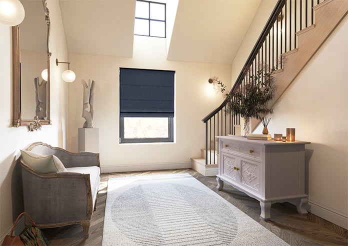 Norleigh, Indigo - Twist&Fit Roman Blind - Image 7